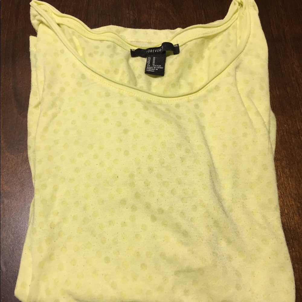 YELLOW F21 TOP